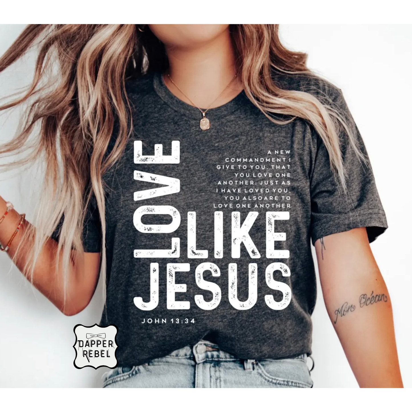 Love Like Jesus in White