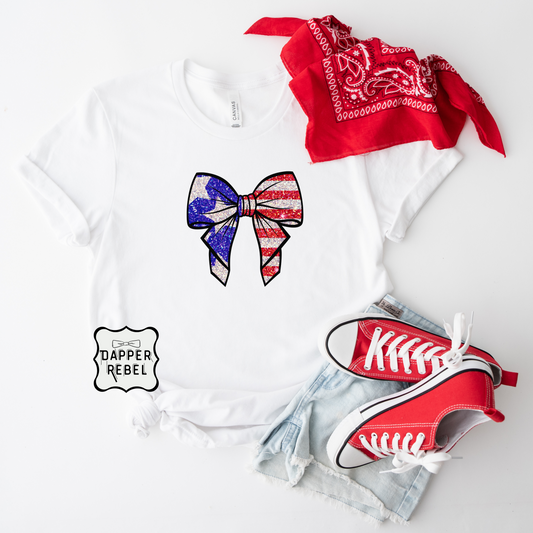 4th of July Bow