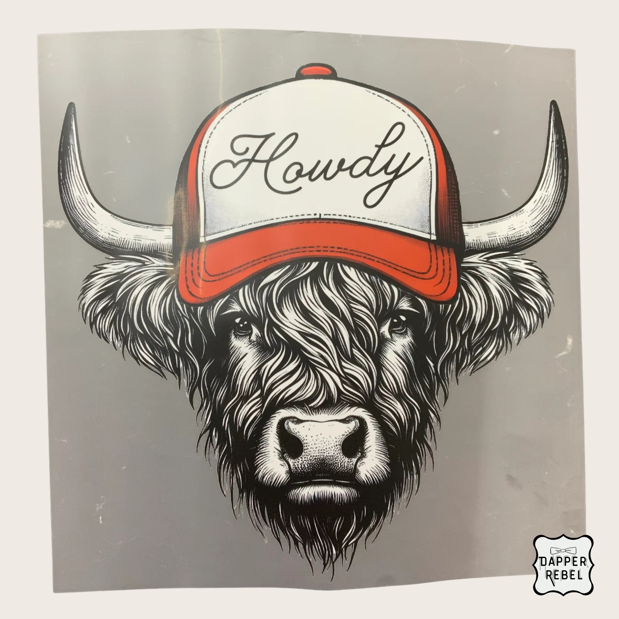 Howdy Highland Cow – Dapper Rebel