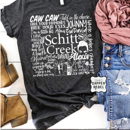 Schitt's Creek Word Collage