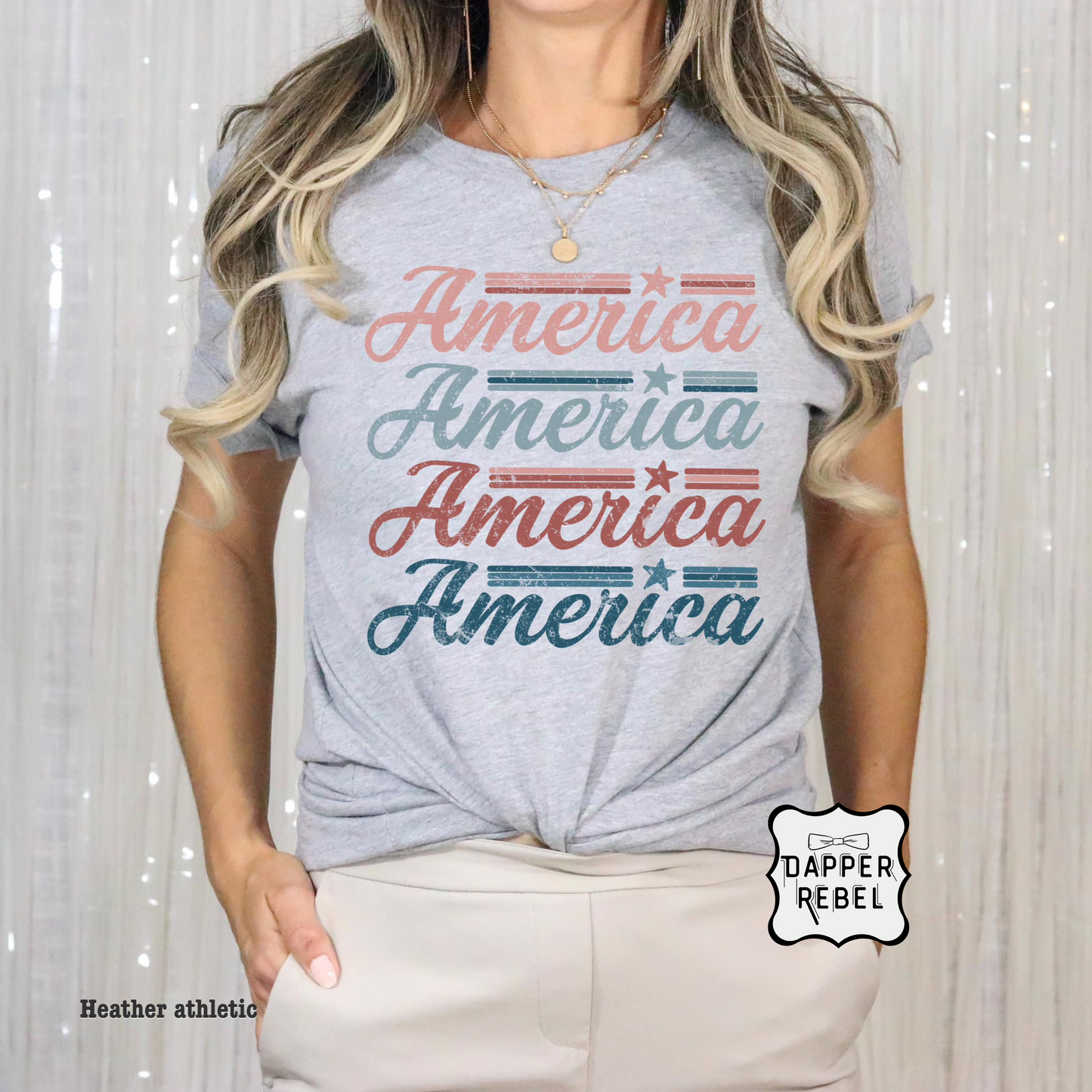 Distressed America Stacked