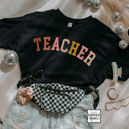 Boho Teacher Colored