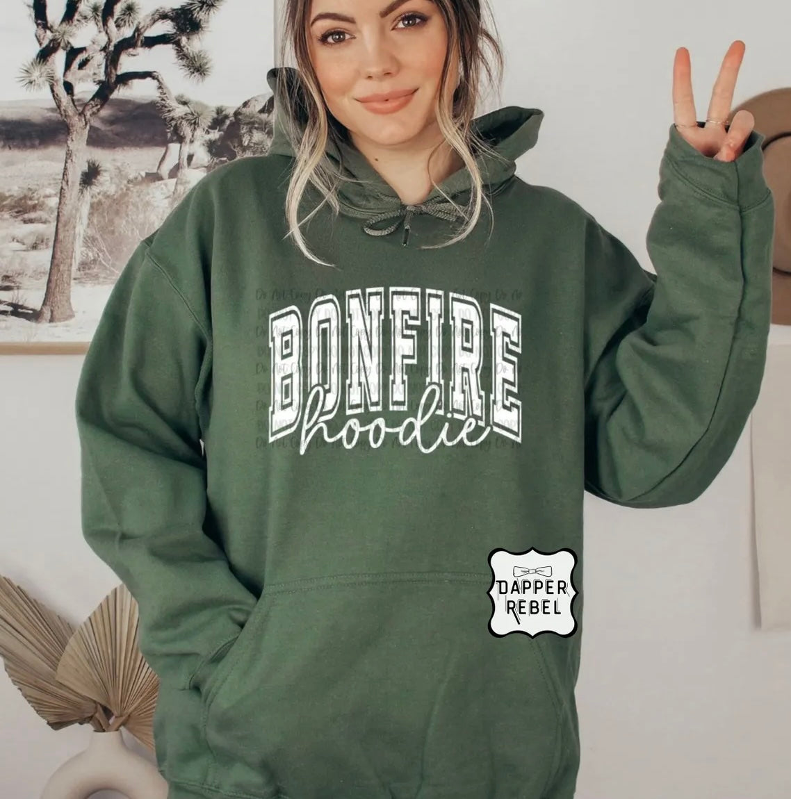 Bonfire Varsity Hoodie