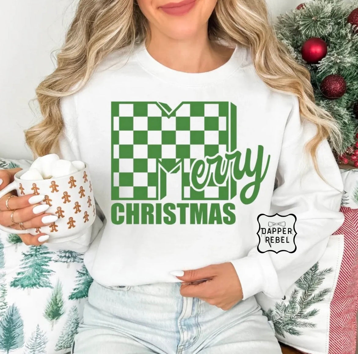 Checked Merry Christmas