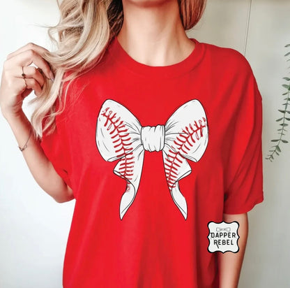 Cute Baseball Bow