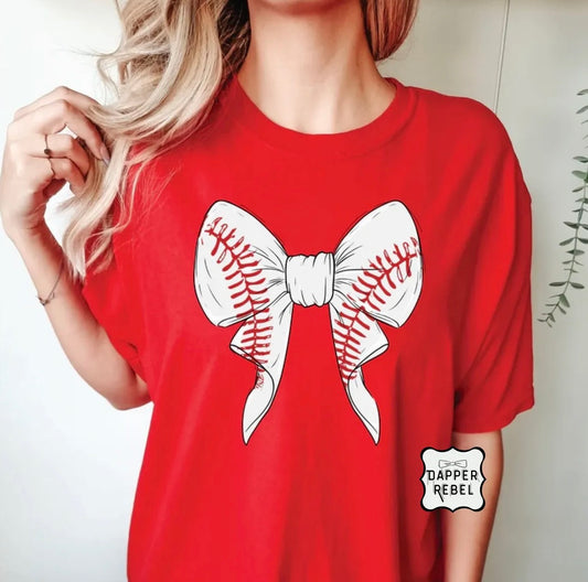 Cute Baseball Bow