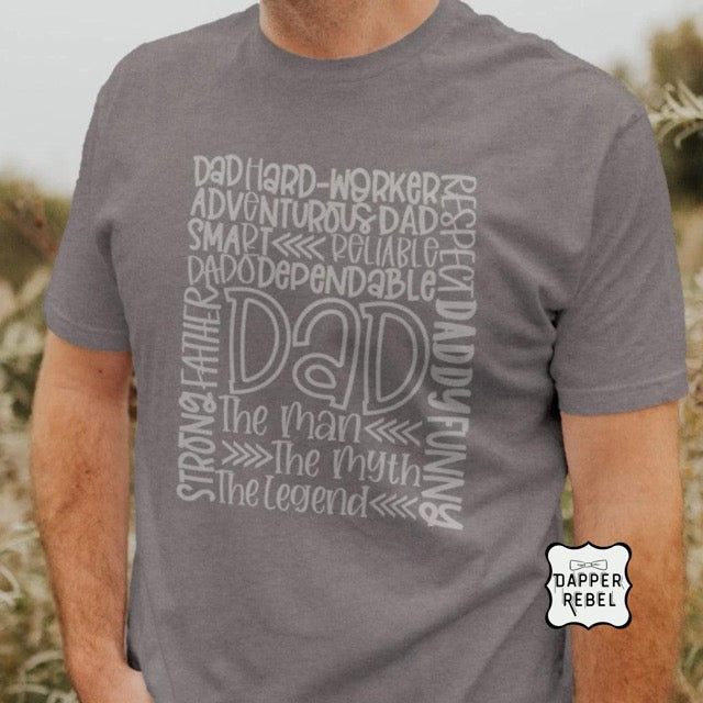 Dad Word Art