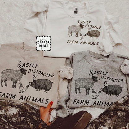 Easily Distracted By Farm Animals
