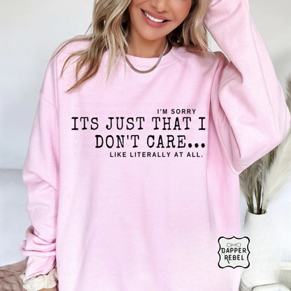 Just Don't Care