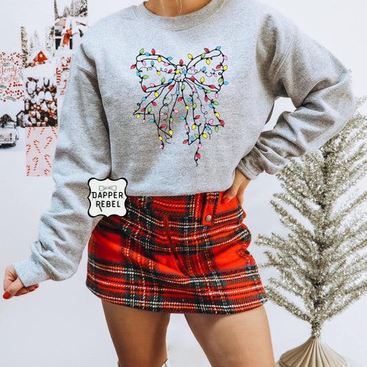 Christmas Light Bow