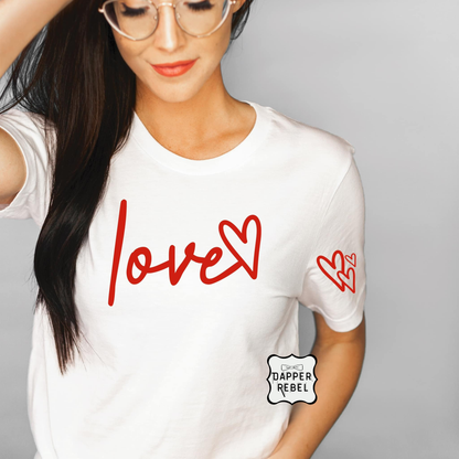 Love with Heart Sleeve