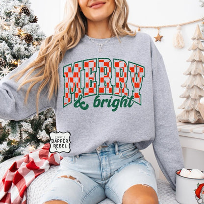 Merry and Bright Checker