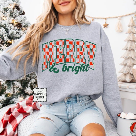 Merry and Bright Checker