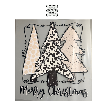 Modern Merry Christmas Trees