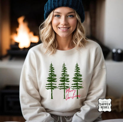 Merry Christmas Pine Trees