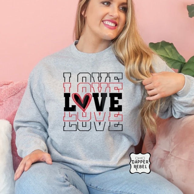 Outline Layered Love