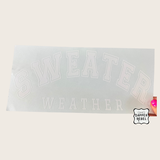 Sweater Weather in White