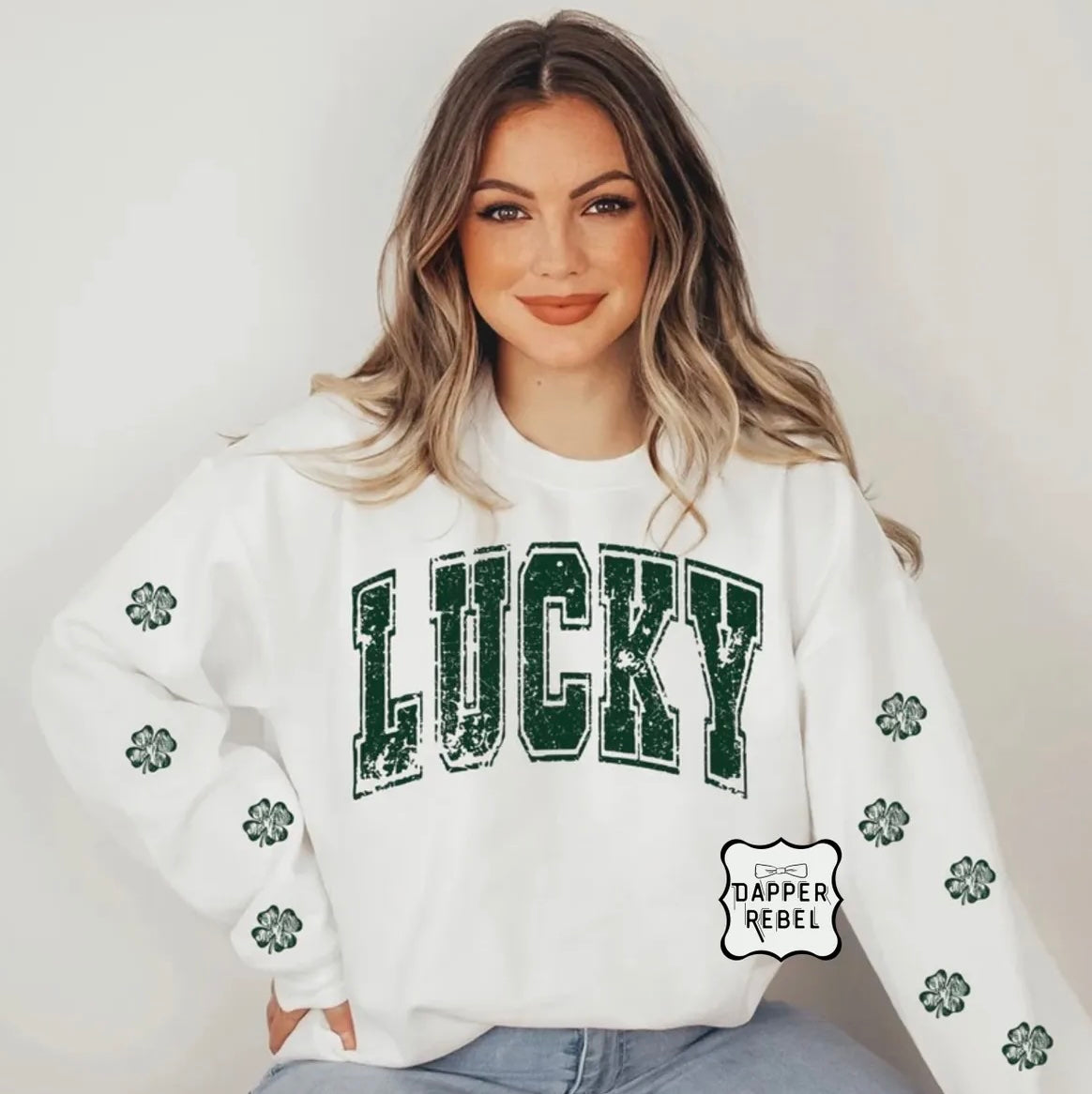 University Lucky with Shamrocks