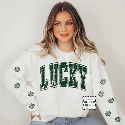 University Lucky with Shamrocks