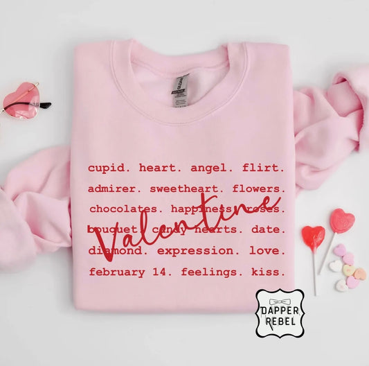 Valentine Word Art