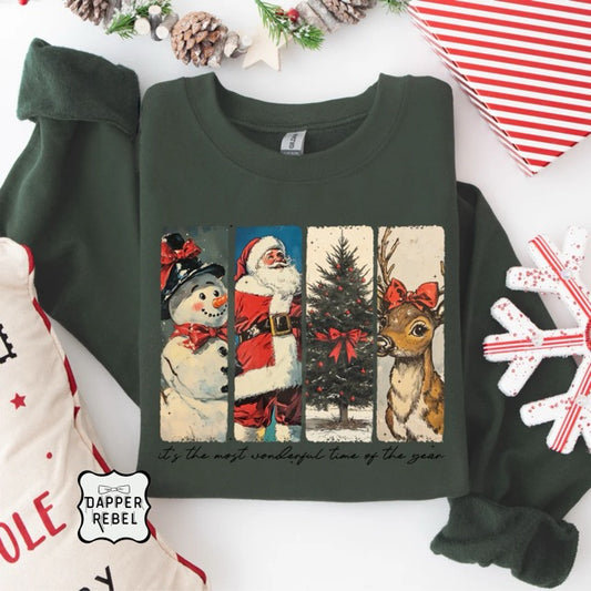 Vintage Mery Christmas Characters