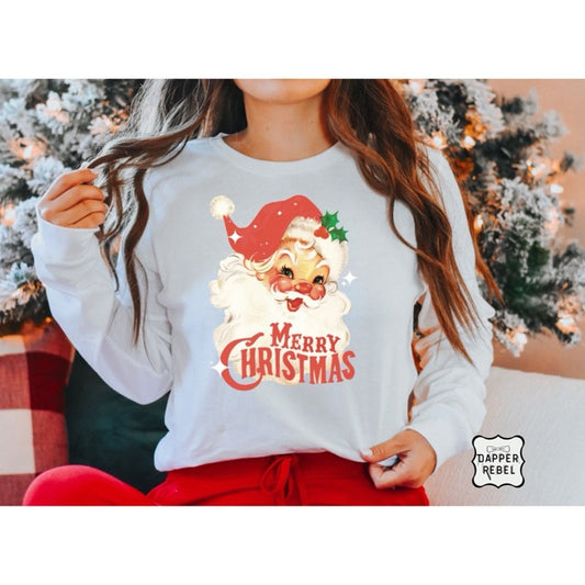 Vintage Merry Santa